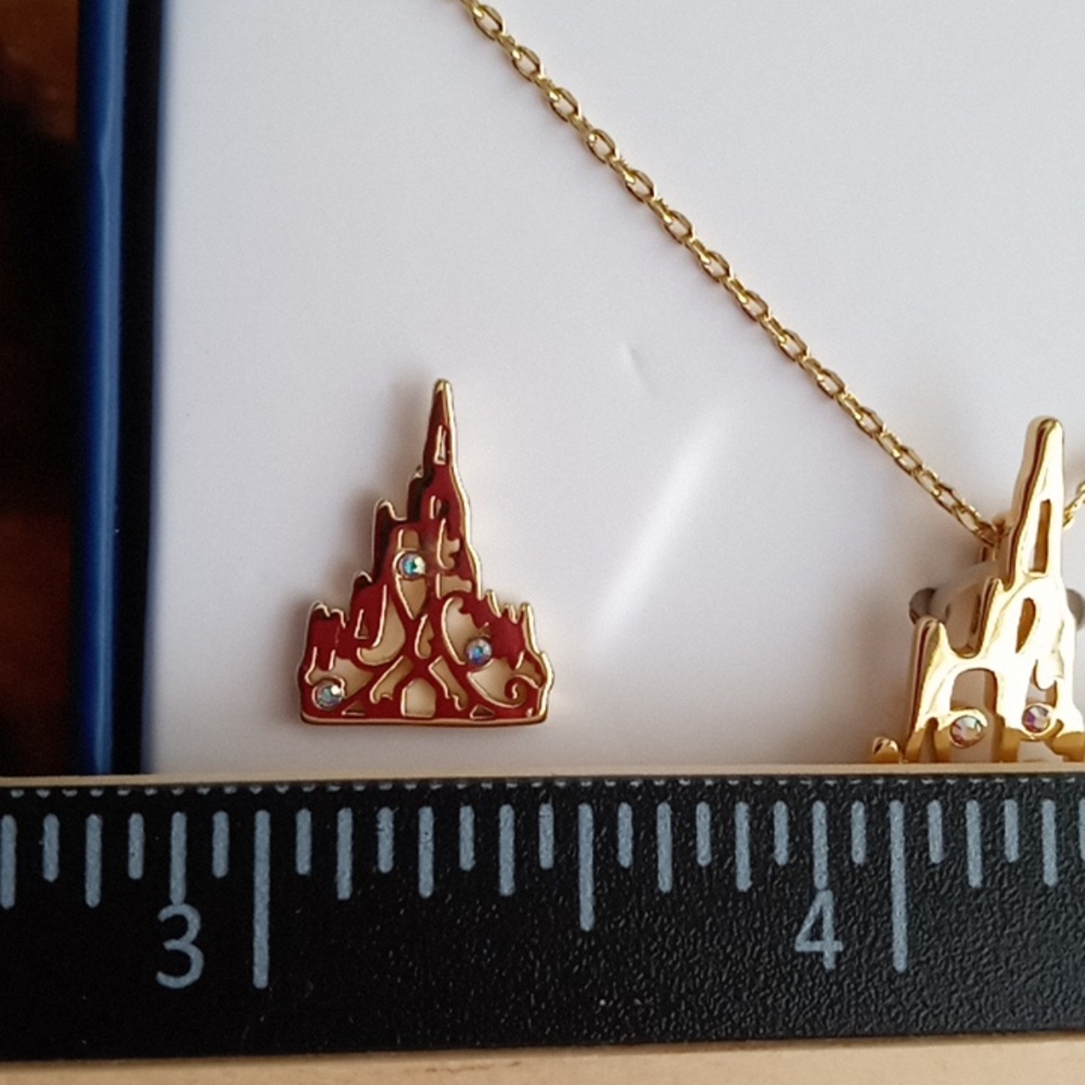 WALT DISNEY WORLD 50th ANNIVERSARY NECKLACE AND EARRING'S SET - Picture 9 of 9